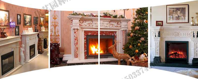 歐式壁爐架實景，大理石壁爐架定制，石雕壁爐架工廠