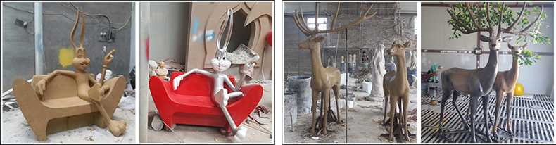 玻璃鋼雕塑制作流程，仿真景觀雕塑廠家