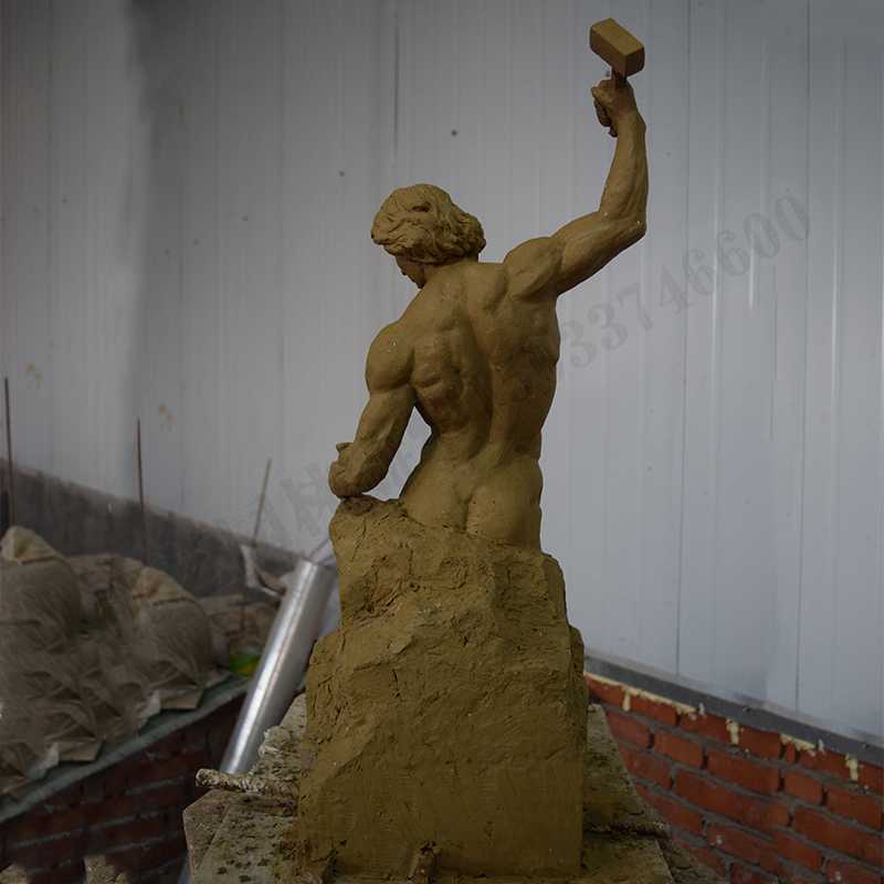 自我雕刻雕塑，雕刻自我雕塑，雕刻自己擺件